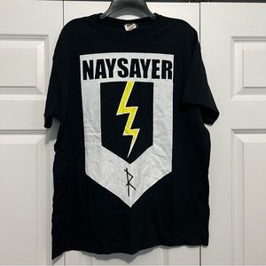 Vintage Early 2000 Original Naysayer Hardcore Band Shirt Size XL